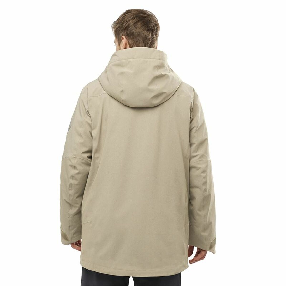 Ski Jacket Salomon Stance Cargo Beige Men