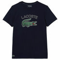 Men’s Short Sleeve T-Shirt Lacoste Sport Navy Blue Men