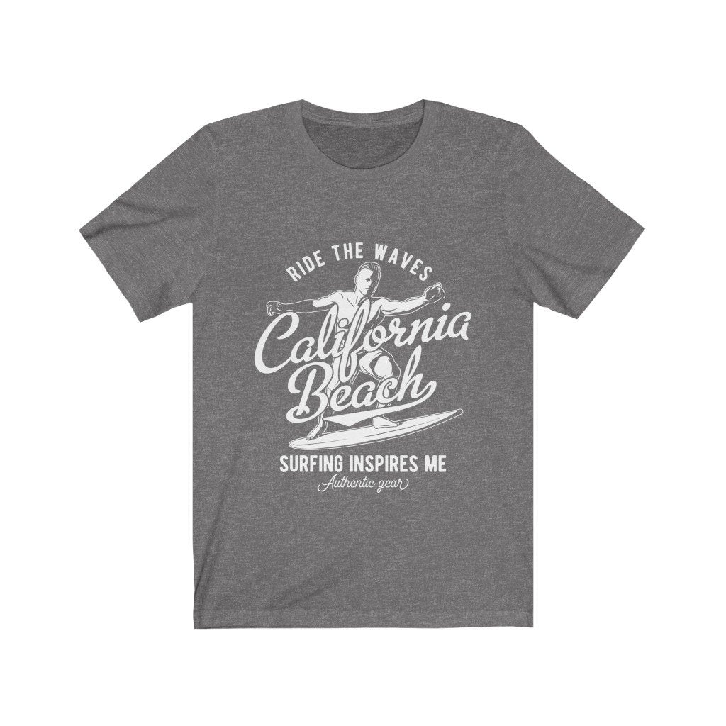 California Beach Surfing Inspires me T-Shirt