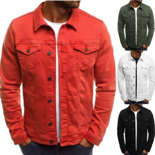 Mens Casual Dual Pocket Jacket