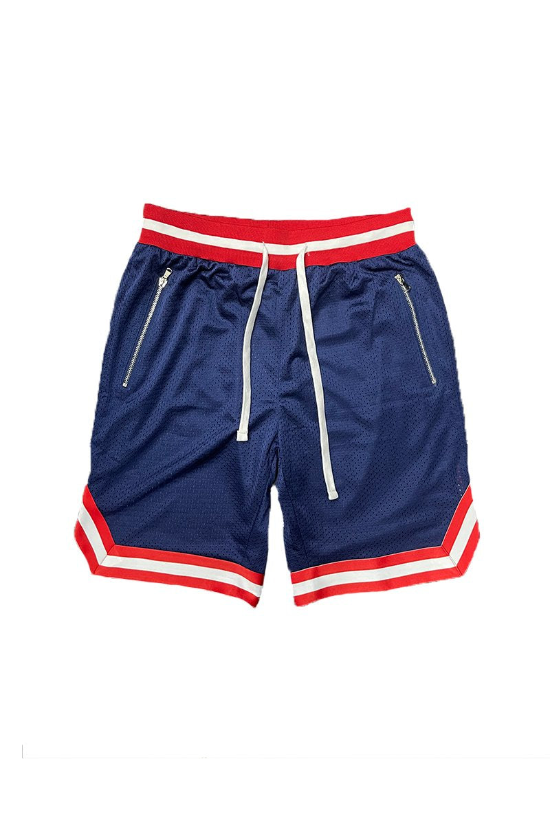 Solid Mesh Basketball Active Shorts