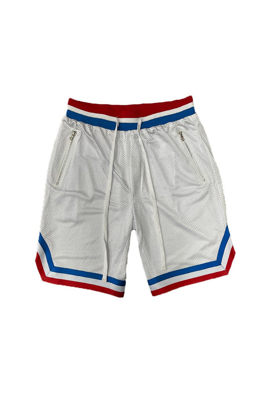 Solid Mesh Basketball Active Shorts