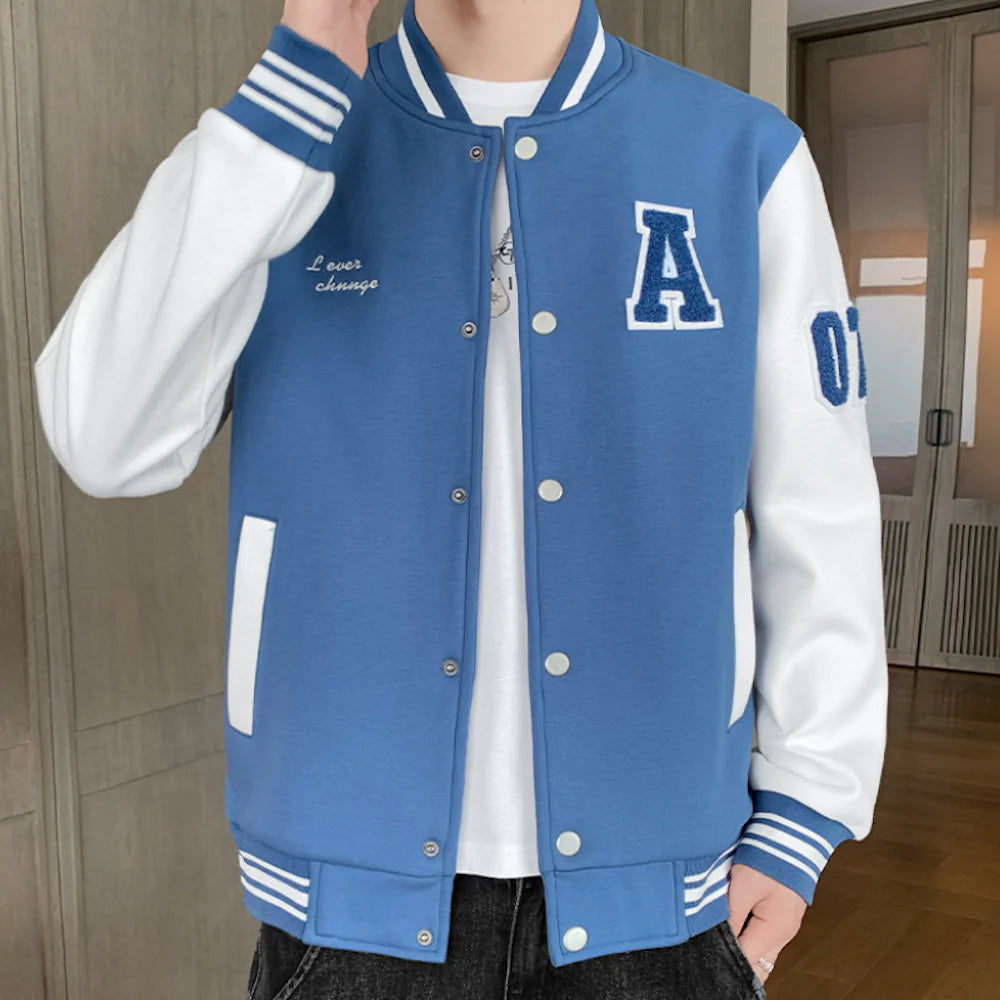 Mens College Baseball Jacket