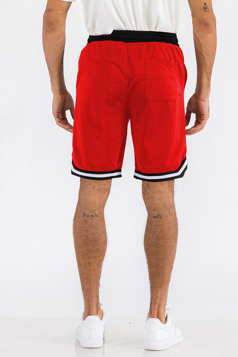 Mens Striped Basketball Active Jordan Shorts