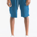 TWO STRIPE CARGO POCKET TRACK SHORTS