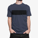 Mens Black Colorblock T-Shirt