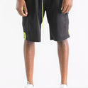 TWO STRIPE CARGO POCKET TRACK SHORTS