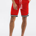 Mens Striped Basketball Active Jordan Shorts