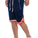 Solid Mesh Basketball Active Shorts