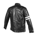 Dirk Gently's Sheepskin Leather Jacket Black for Men