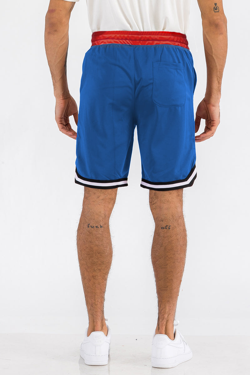 Mens Striped Basketball Active Jordan Shorts