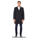 De La Creme MAN - Wool Blend Single Breasted Retro Mod Coat