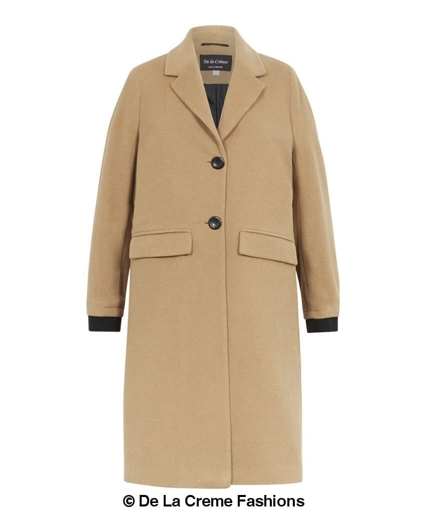 (PRE-ORDER) Womens Wool Blend Winter Warm Knee Length Coat