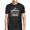 Worlds Greatest Dad Mens Black Graphic T-Shirt