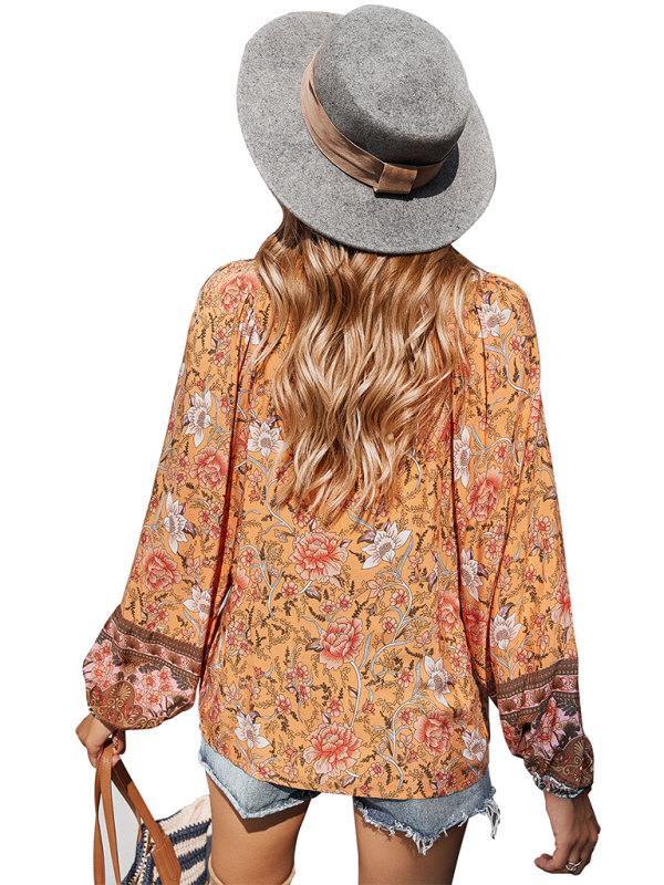 Bohemian Paisley Women's Blouse