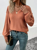 Women's Casual Knit Acrylic Sweater Top