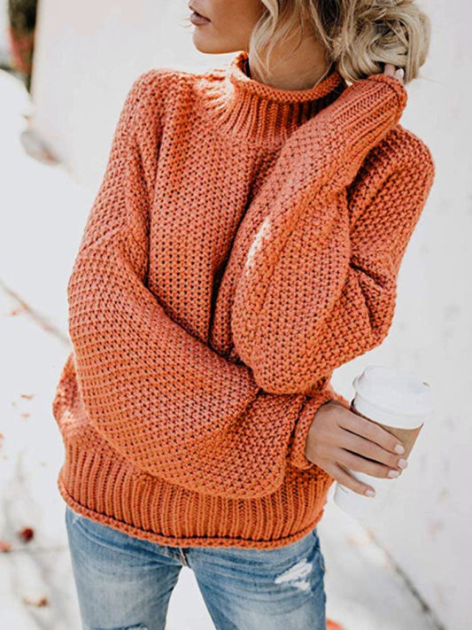 Cozy Cotton Knit Autumn-Winter Women's Sweater