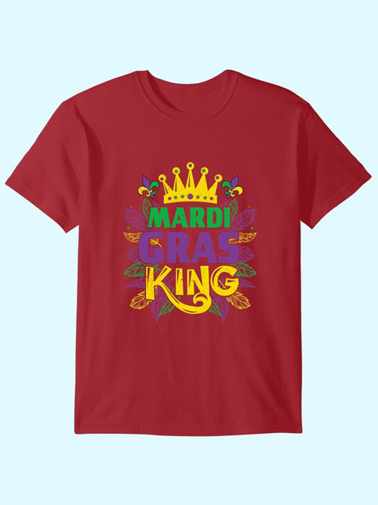 New KING letter printed pattern short-sleeved T-shirt top