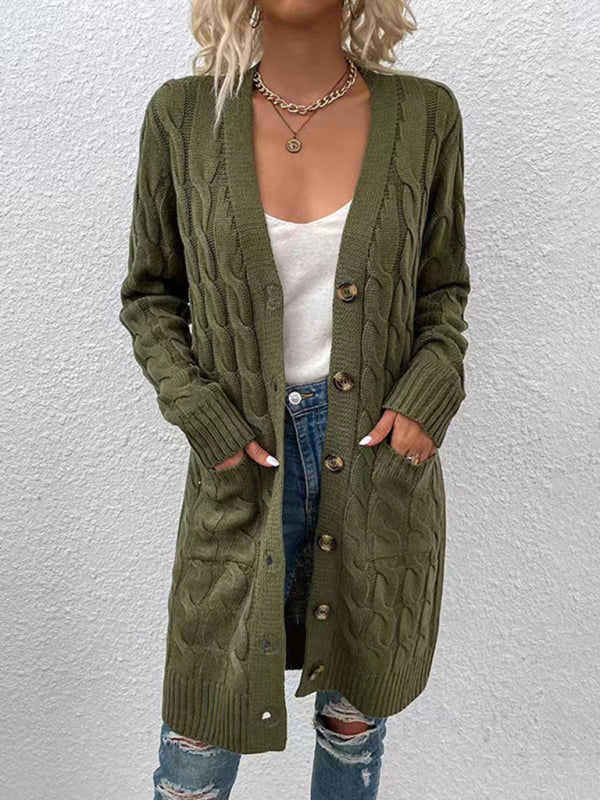 Women's outerwear fashionable long single-breasted casual cardigan jacket