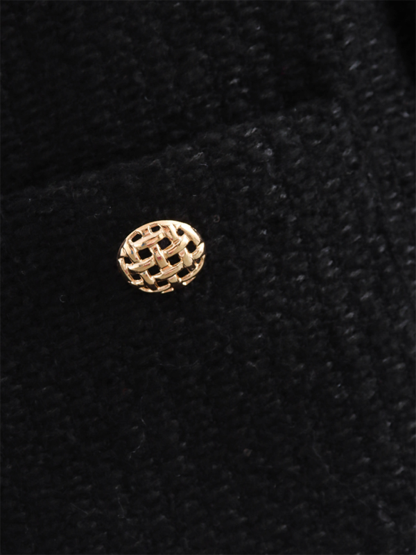 Gold Button Slub Jacket