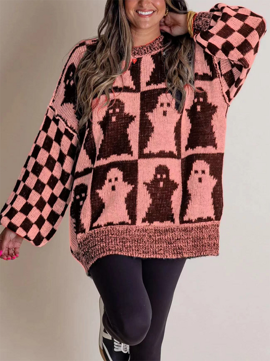 Halloween Loose Crew Neck Sweater