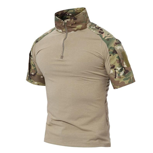 Men Summer T Shirts Airsoft Army Tactical T Shirt Short Sleeve