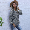 Women's Fashion Trend Female Leopard Print Top