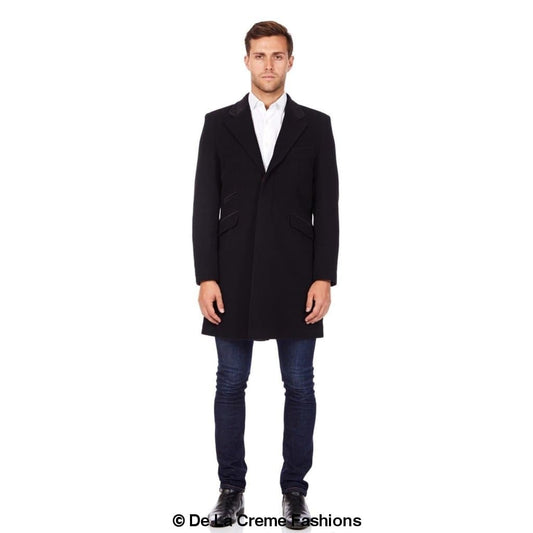 Mens Peaky Blinders Retro Mod Covert Coat