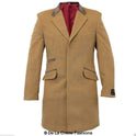 Mens Peaky Blinders Retro Mod Covert Coat