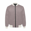 Bomber Jacket for Men, Coffee Brown