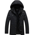 Mens Hooded Military Style Coat